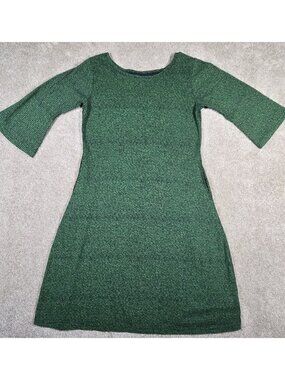 Svaha 100% Organic Cotton A-line Dress Computer Code Matrix Digital STEM Size M